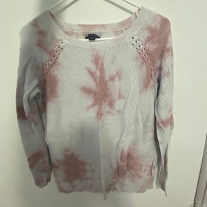 Tie dyed sweater